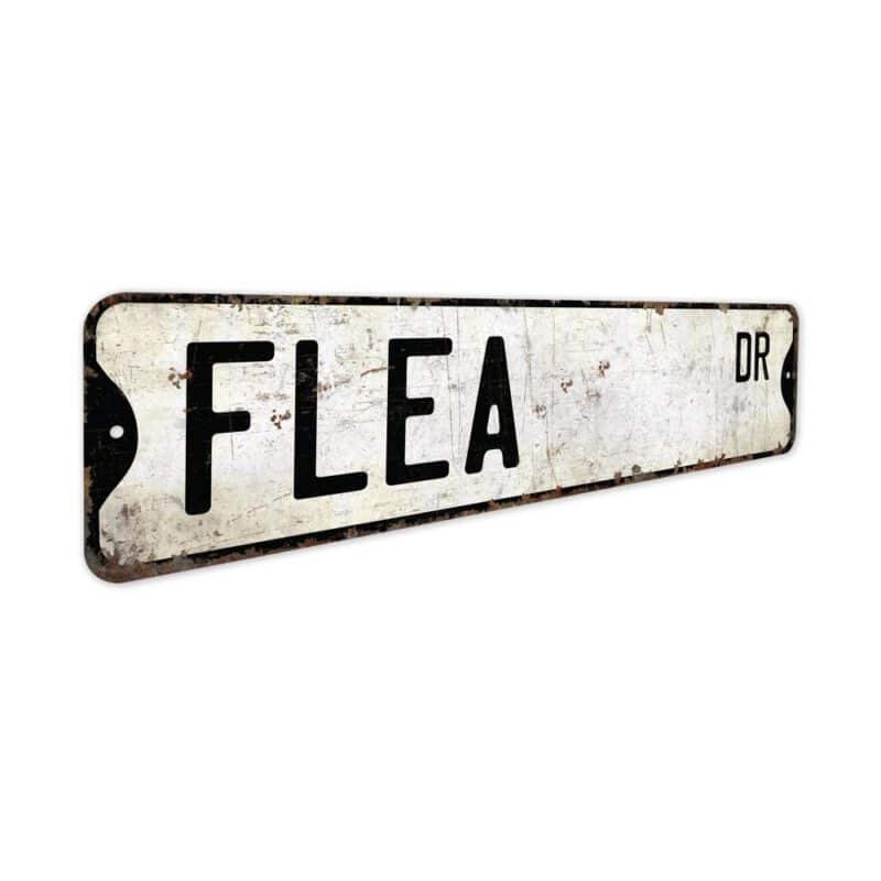 Flea-Premium-Quality-Rustic-Metal-Sign-3