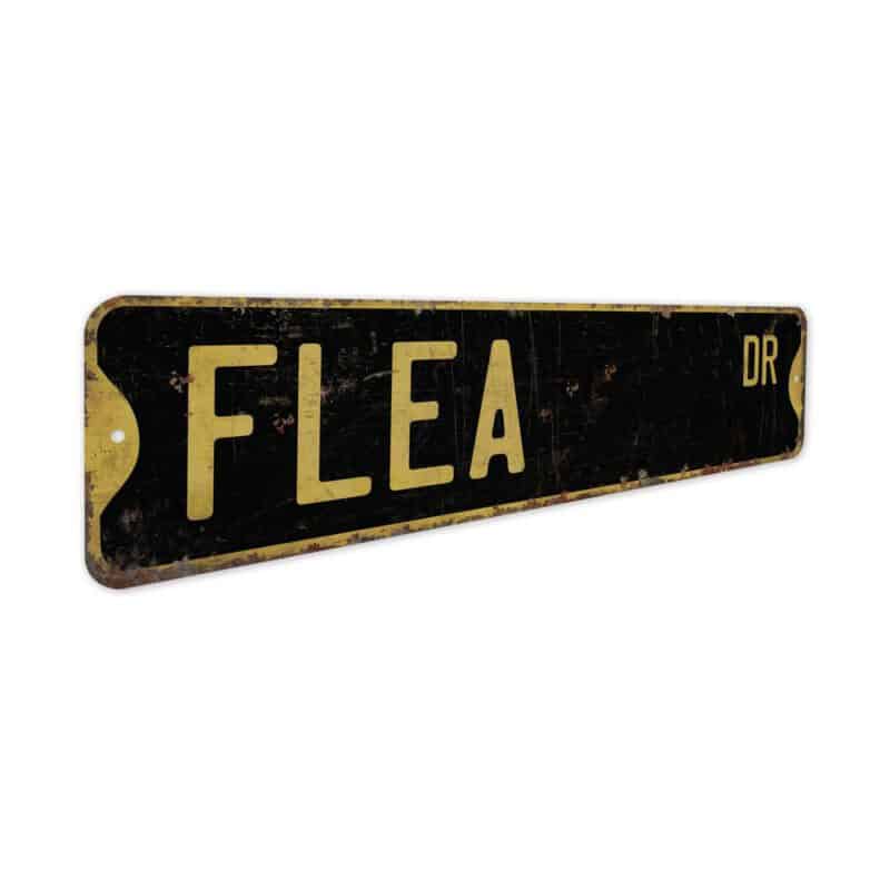 Flea-Premium-Quality-Rustic-Metal-Sign-5