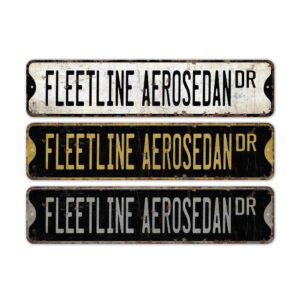 Fleetline-Aerosedan-Premium-Quality-Rustic-Metal-Sign-2