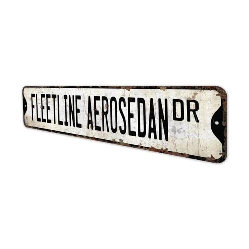 Fleetline-Aerosedan-Premium-Quality-Rustic-Metal-Sign-4