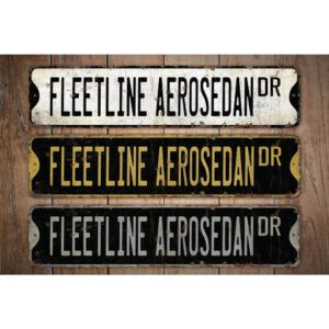 Fleetline-Aerosedan-Premium-Quality-Rustic-Metal-Sign-Images