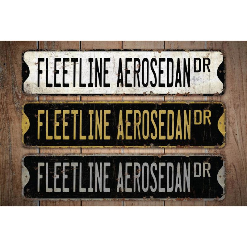 Fleetline-Aerosedan-Premium-Quality-Rustic-Metal-Sign-Images