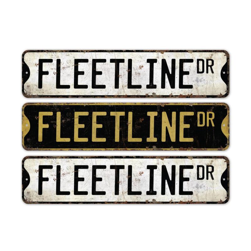 Fleetline-Premium-Quality-Rustic-Metal-Sign-2