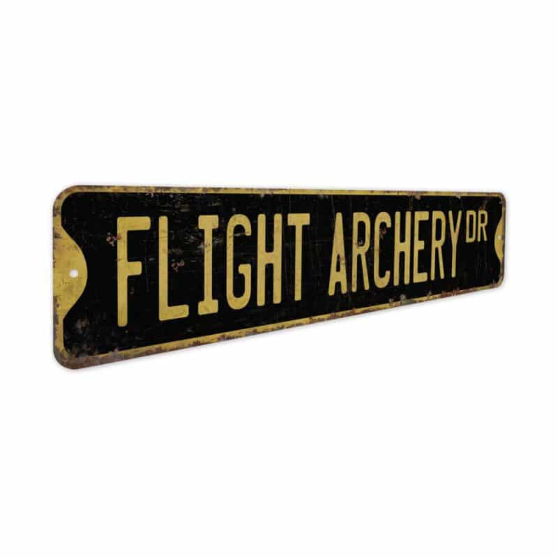 Flight-Archery-Premium-Quality-Rustic-Metal-Sign-5