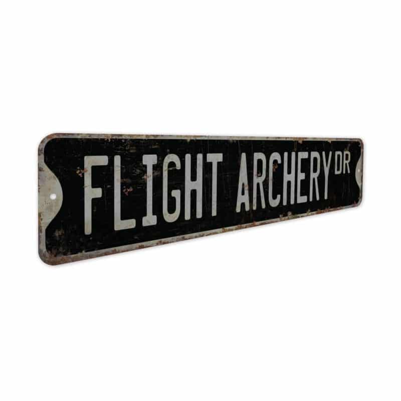 Flight-Archery-Premium-Quality-Rustic-Metal-Sign-7