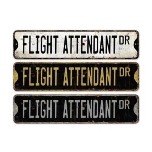 Flight-Attendant-Premium-Quality-Rustic-Metal-Sign-2