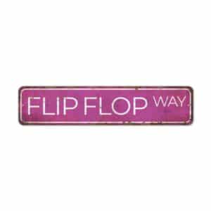 Flip-Flop-Street-Sign-Premium-Quality-Rustic-Metal-Sign-2