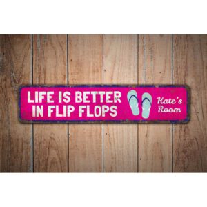 Flip-Flops-Room-Sign-Premium-Quality-Rustic-Metal-Sign-Images