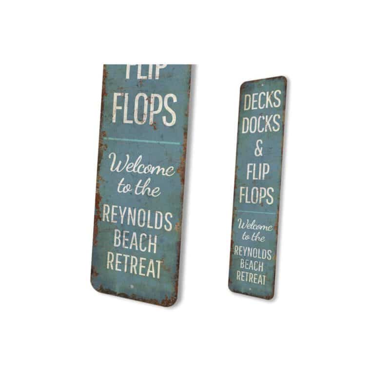 Flip-Flops-Sign-Premium-Quality-Rustic-Metal-Sign-4