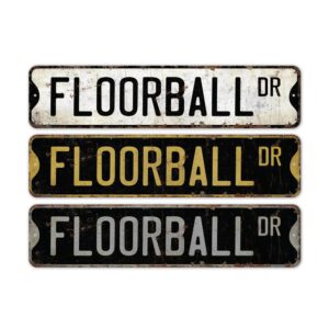 Floorball-Premium-Quality-Rustic-Metal-Sign-2