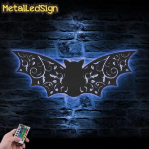 Floral-Bat-Metal-Wall-Art-with-LED-Light-3-3.jpg