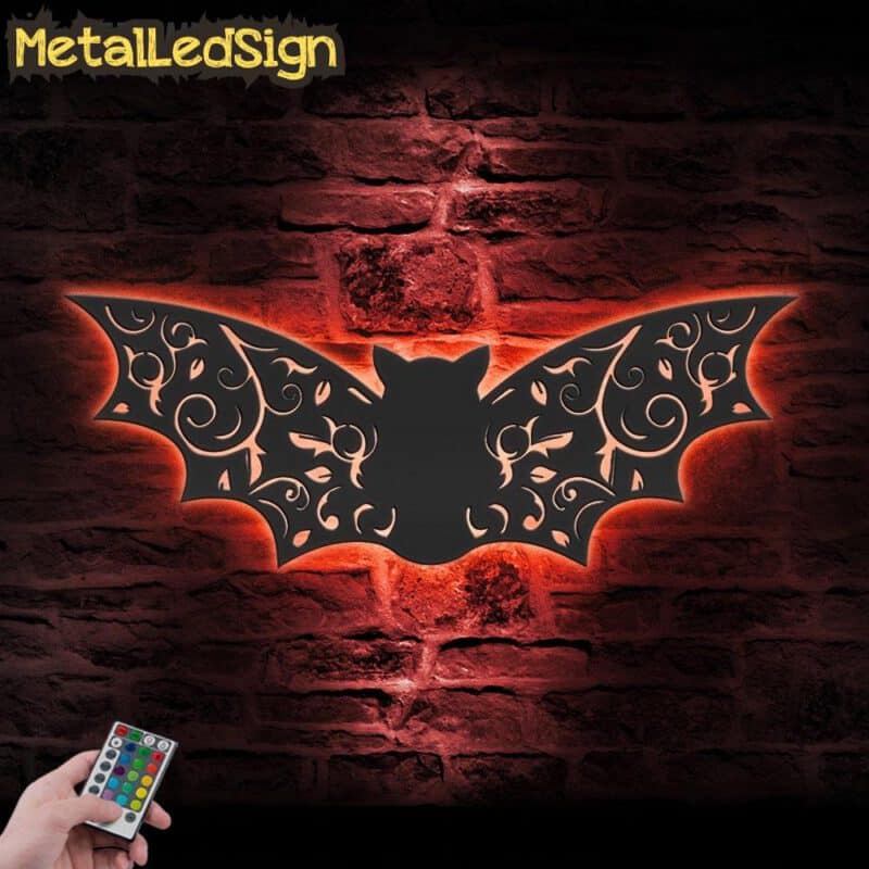 Floral-Bat-Metal-Wall-Art-with-LED-Light-5-3.jpg