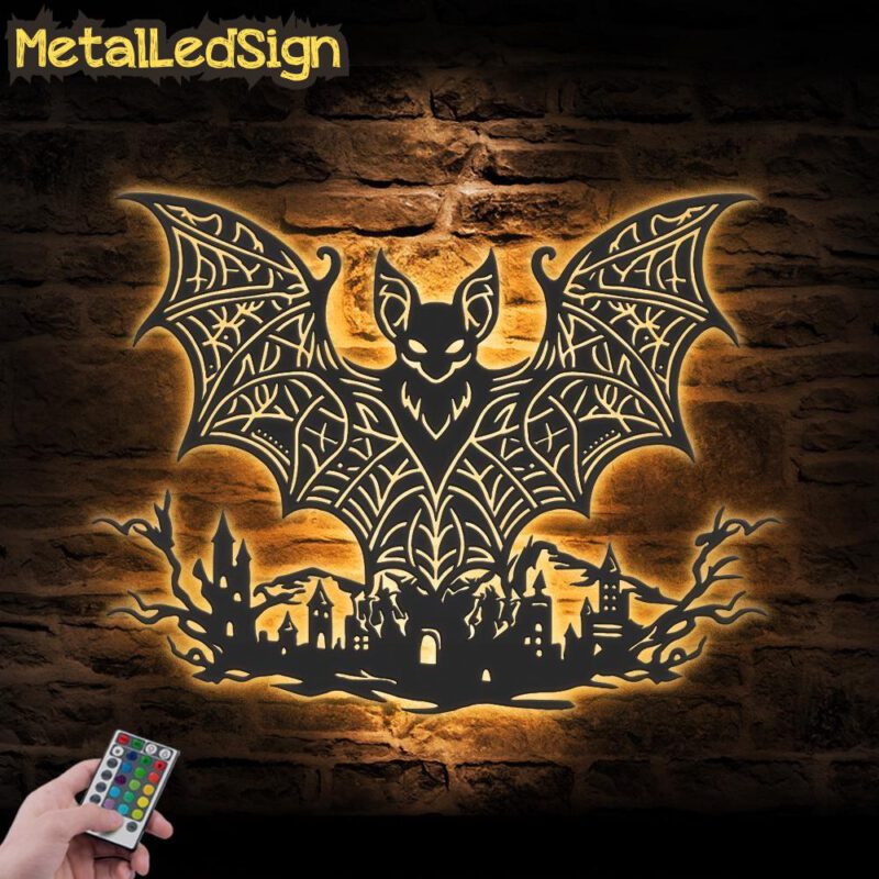 Floral-Bat-Metal-Wall-Art-with-LED-Light-Images-2.jpg