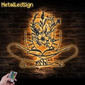 Floral-Book-Reading-Line-Art-Metal-Wall-Art-LED-Light-Images.jpg