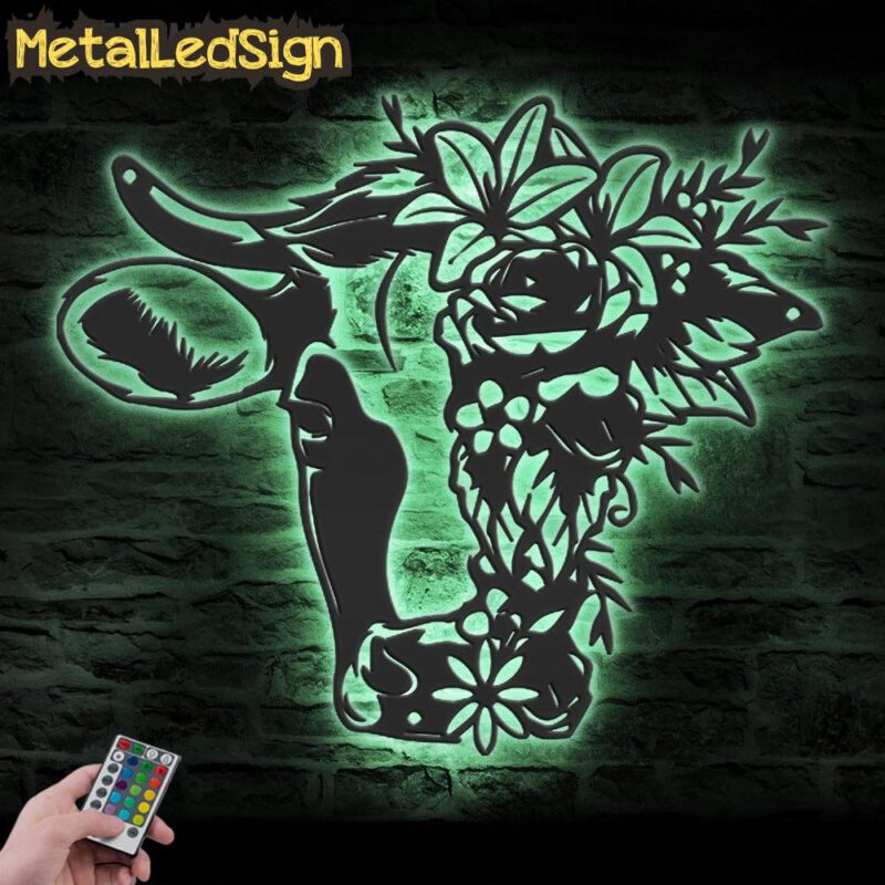 Floral-Dairy-Cow-Farmhouse-Metal-Wall-Art-LED-Light-7.jpg