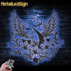 Floral-Swan-Metal-Wall-Art-LED-Light-3.jpg