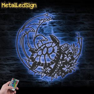 Floral-Turtle-With-Wave-Metal-Wall-Art-LED-Light-3.jpg