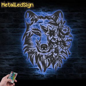 Floral-Wolf-Metal-Wall-Art-LED-Light-3.jpg