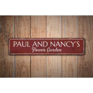 Flower-Garden-Sign-Premium-Quality-Rustic-Metal-Sign-Images