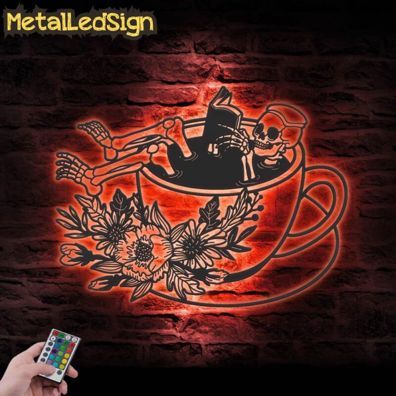 Flower-Skeleton-Coffee-Book-Reading-Metal-Wall-Art-LED-Light-7.jpg