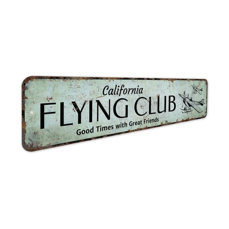 Flying-Club-Sign-Premium-Quality-Rustic-Metal-Sign-3