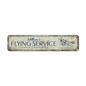 Flying-Service-Sign-Premium-Quality-Rustic-Metal-Sign-2-1