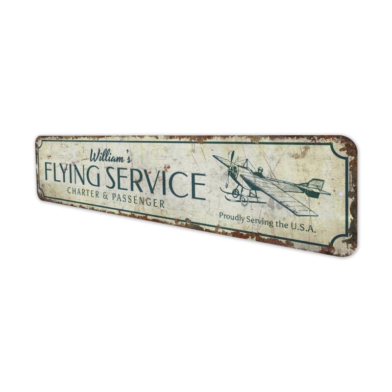 Flying-Service-Sign-Premium-Quality-Rustic-Metal-Sign-4-1