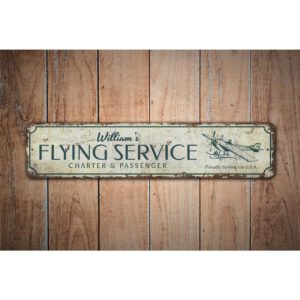 Flying-Service-Sign-Premium-Quality-Rustic-Metal-Sign-Images-1