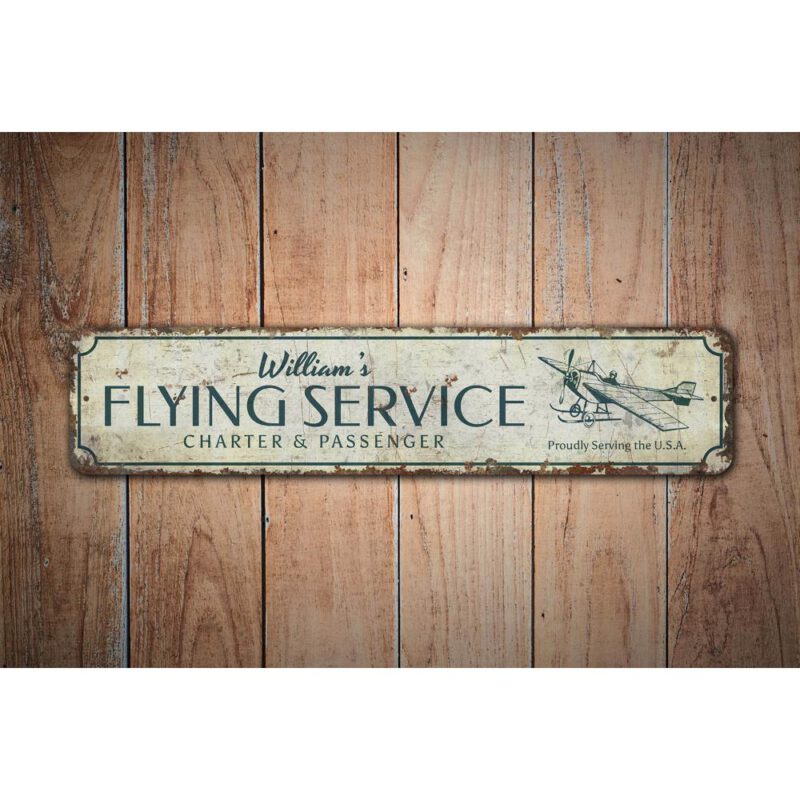 Flying-Service-Sign-Premium-Quality-Rustic-Metal-Sign-Images-1