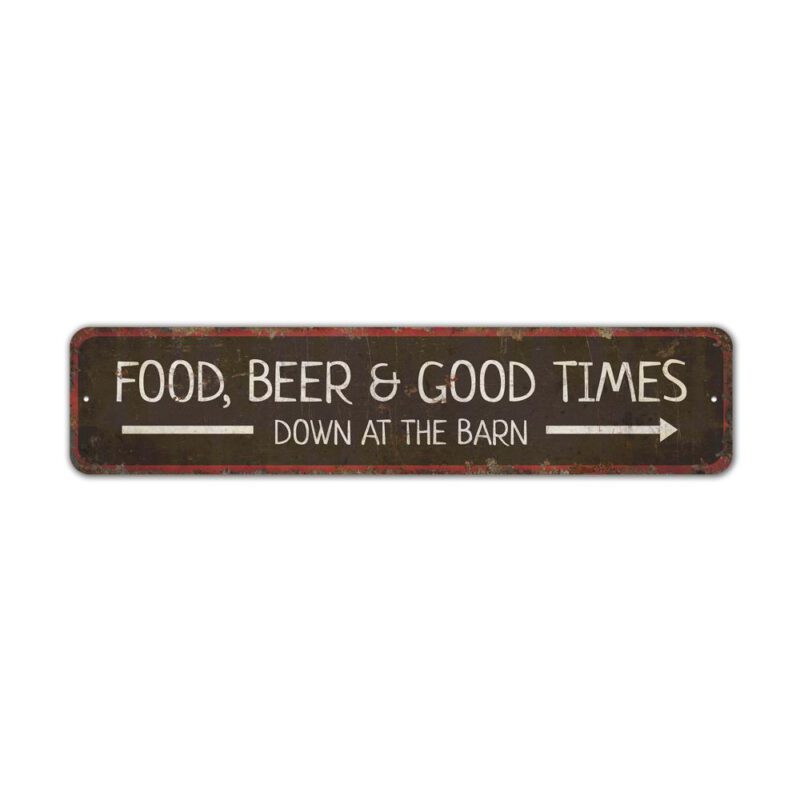 Food-And-Beer-Sign-Premium-Quality-Rustic-Metal-Sign-2