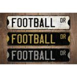 Football-Premium-Quality-Rustic-Metal-Sign-Images