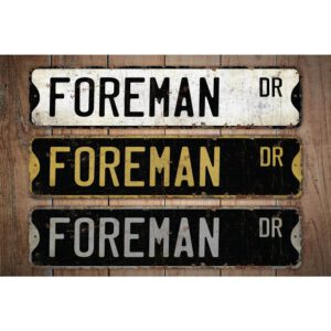 Foreman-Premium-Quality-Rustic-Metal-Sign-Images