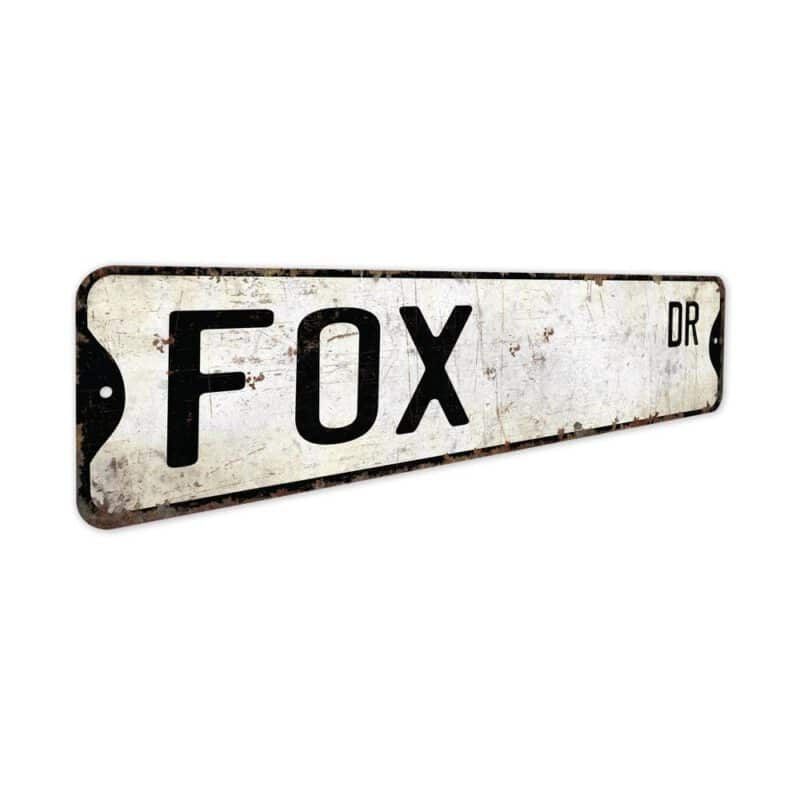 Fox-Premium-Quality-Rustic-Metal-Sign-3