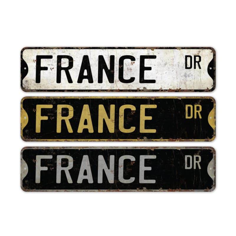 France-Premium-Quality-Rustic-Metal-Sign-2