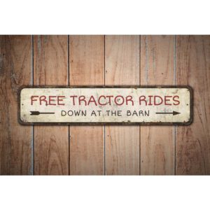 Free-Tractor-Ride-Sign-Premium-Quality-Rustic-Metal-Sign-Images