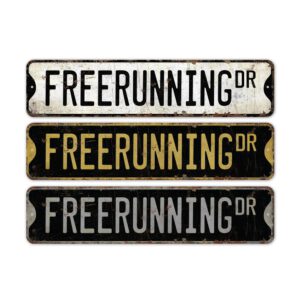 Freerunning-Premium-Quality-Rustic-Metal-Sign-2