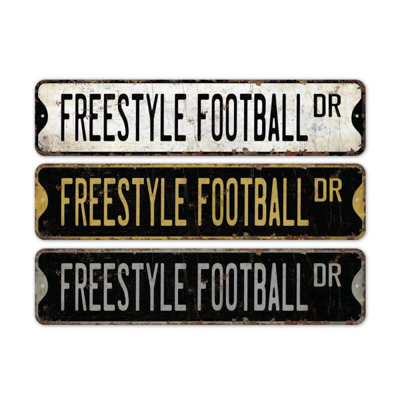 Freestyle-Football-Premium-Quality-Rustic-Metal-Sign-2