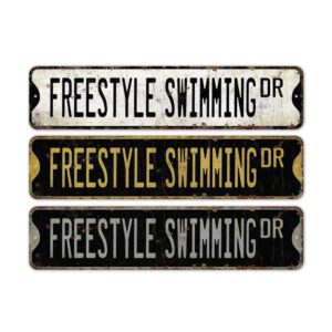 Freestyle-Swimming-Premium-Quality-Rustic-Metal-Sign-2