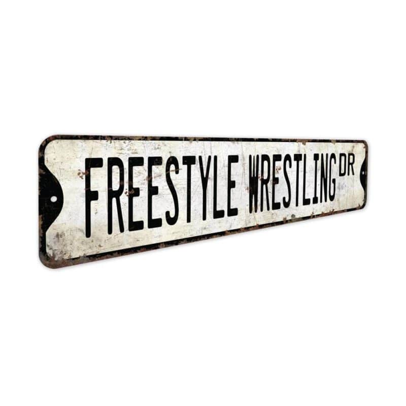 Freestyle-Wrestling-Premium-Quality-Rustic-Metal-Sign-3