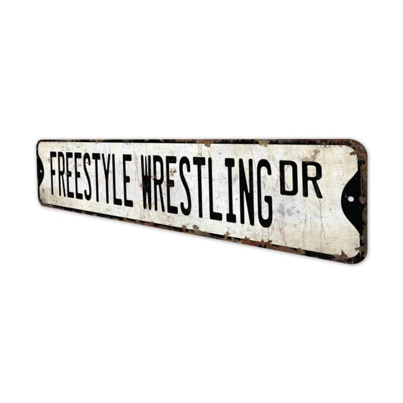 Freestyle-Wrestling-Premium-Quality-Rustic-Metal-Sign-4