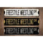 Freestyle-Wrestling-Premium-Quality-Rustic-Metal-Sign-Images