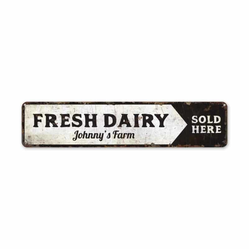 Fresh-Dairy-Sign-Premium-Quality-Rustic-Metal-Sign-2