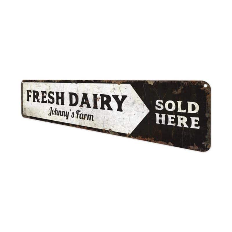 Fresh-Dairy-Sign-Premium-Quality-Rustic-Metal-Sign-4