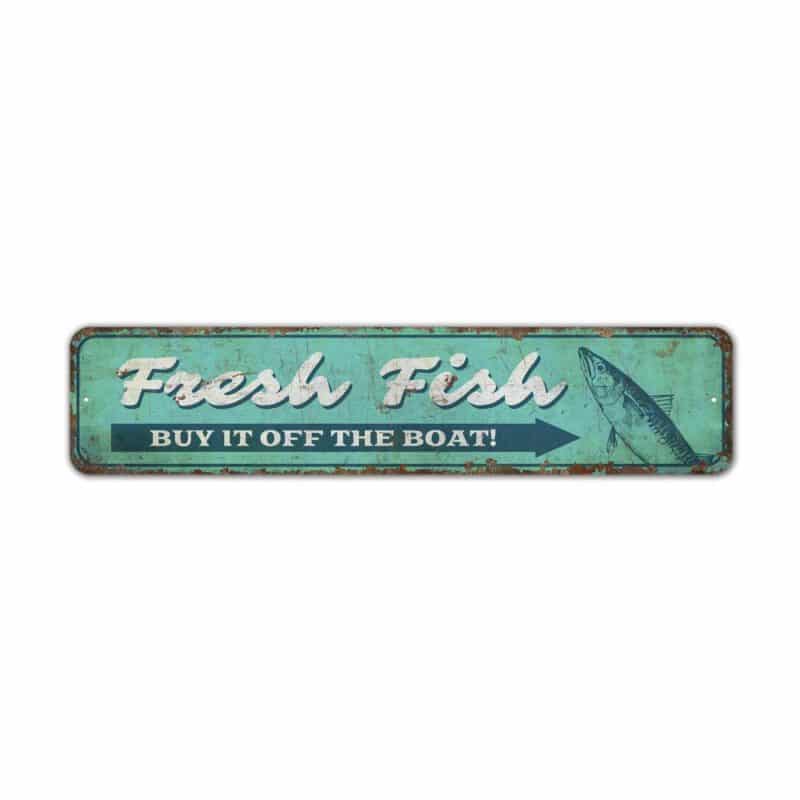 Fresh-Fish-Sign-Premium-Quality-Rustic-Metal-Sign-2