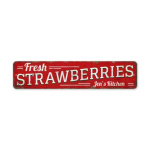 Fresh-Strawberries-Premium-Quality-Rustic-Metal-Sign-2