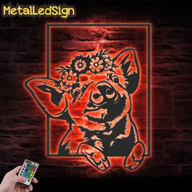 Funny-Pig-Farmhouse-Metal-Wall-Art-LED-Light-5.jpg