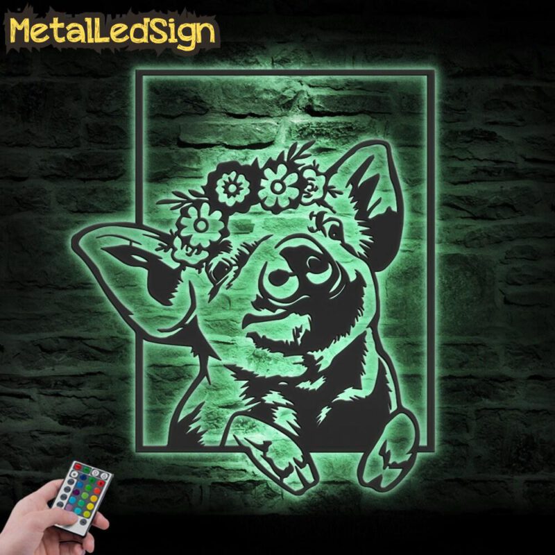 Funny-Pig-Farmhouse-Metal-Wall-Art-LED-Light-7.jpg