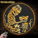 Funny-Skeleton-Dog-And-Female-Metal-Wall-Art-Led-Light-Images.jpg