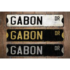 Gabon-Premium-Quality-Rustic-Metal-Sign-Images