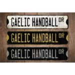 Gaelic-Handball-Premium-Quality-Rustic-Metal-Sign-Images